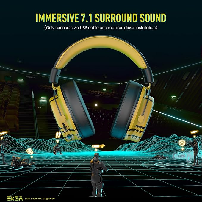 EKSA USB Gaming Headset for PC - Image 2