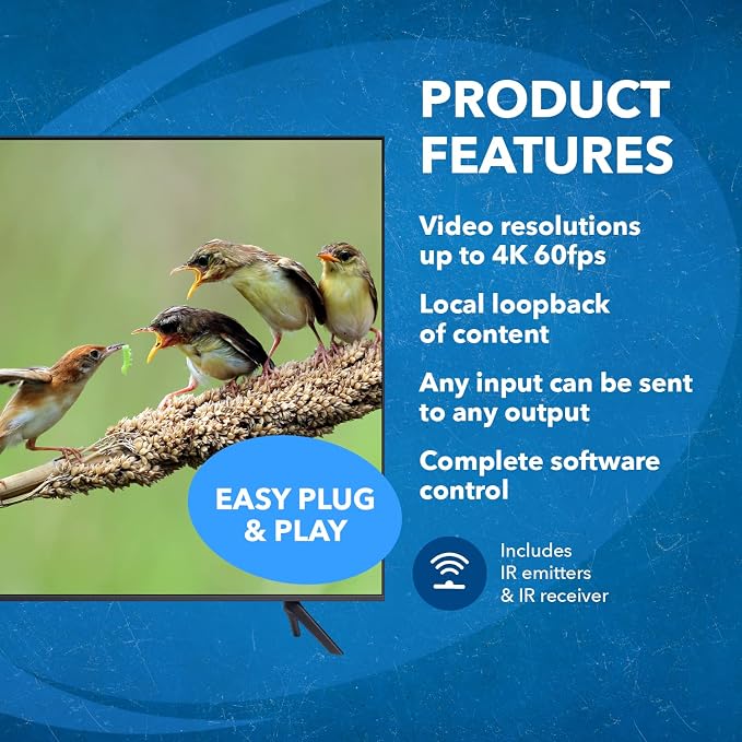OREI Professional 4K 4x4 HDMI Extender Matrix - Image 3