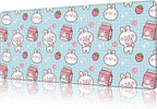 Mouse Pad Large Milk Box with Rabbit Non-Slip Gaming Desk Mat with Stitched by NIYLYNSYN