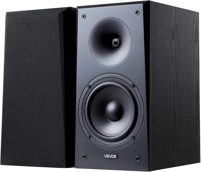 VEVOR Passive Bookshelf Speaker, Book Shelf Stereo Speakers by VEVOR