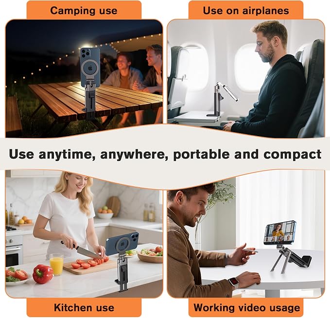 Airplane Phone Holder Mount, 360° Adjustable Hands-Free Mount, Handsfree - Image 5