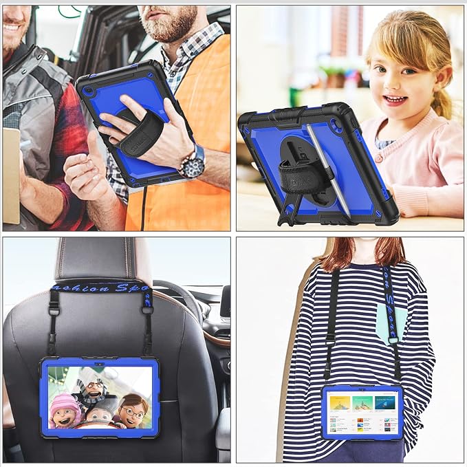 SEYMAC stock Tablet Case for Lenovo Tab M10 Plus 3rd Gen 10.6 inch Drop-Proof - Image 5