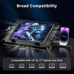Laptop Cooling Pad, Laptop Cooler 6 Quiet Fans - Image 6