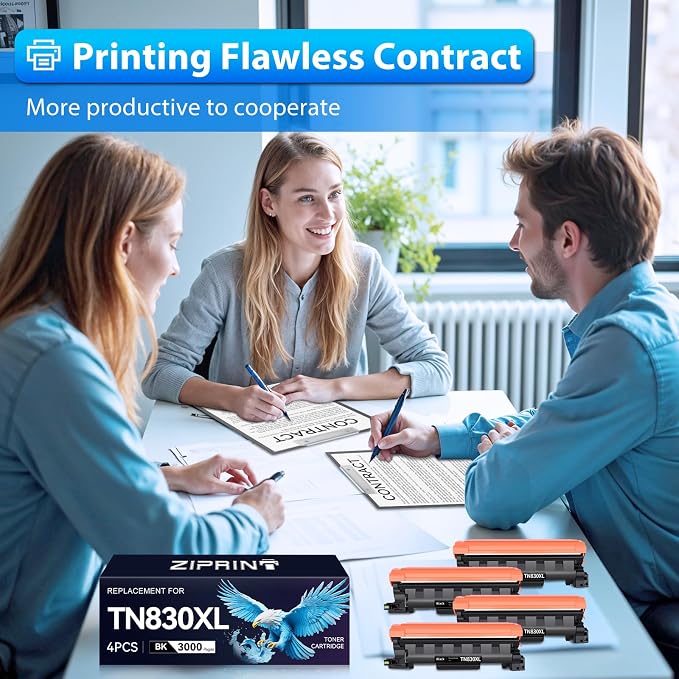 ZIPRINT TN830XL Toner 4 Pack Compatible Replacement - Image 8