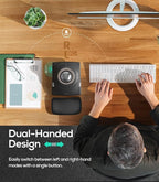 Nulea Wireless Trackball Mouse, Ergonomic 55mm Trackball, Adjustable DPI - Image 5