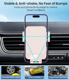 MOKPR Wireless Car Charger, 15W Fast Charging Auto-Clamping Car Mount - Image 6