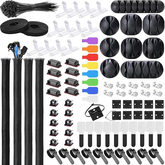 193 PCS Cable Management Kit by Unknown