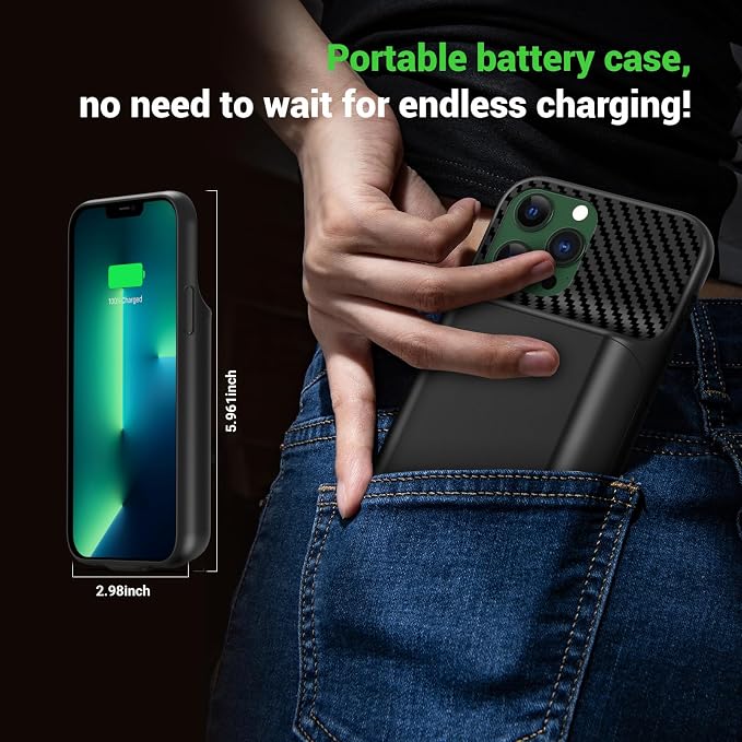 13800mAh High Capacity Battery Case - Image 6
