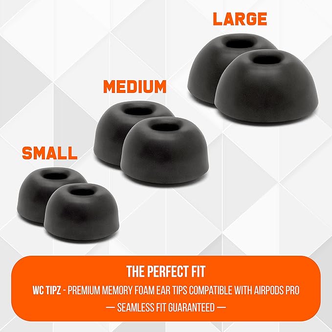 WC TipZ - Upgraded Memory Foam Ear Tips - Image 3