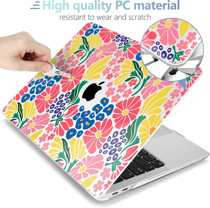 MEEgoodo for MacBook Air 13 inch Case 2021 2020 2019 2018 Released A2337 M1 - Image 3