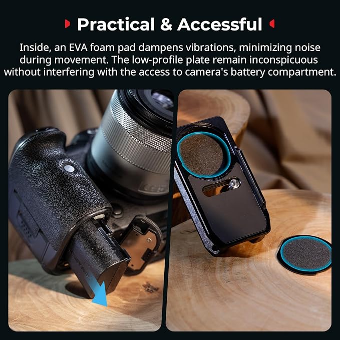 SmallRig Mount Plate for AirTag, Quick Release Camera Mount Baseplate for - Image 3
