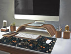 Cute Dark Floral Desk Mat Vintage Flowers Plant Mouse Pad XXL Large Extended - Image 6