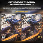 CRUA 24.5" White Gaming Monitor, 200Hz FHD VA Screen Computer Monitor, Supports - Image 6