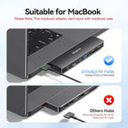 USB C Hub Adapter for MacBook Pro Air 2025-2016 Docking Station for MacBook M4 - Image 3