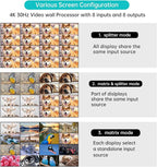 MT-VIKI 16X16 4K HDMI Matrix Switch Support Web GUI & 3.5mm Stereo Audio - Image 2