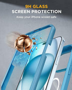 Miracase Glass Series for iPhone 15 Case Full-Body Magnetic Bumper Case - Image 5