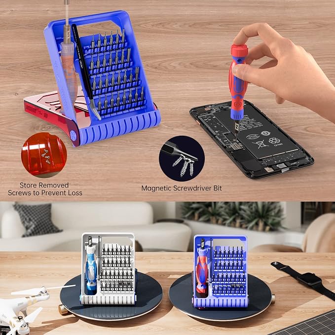 JAKEMY Precision Screwdriver Set, 33 in 1 Screwdriver Set Magnetic Driver Kit - Image 4