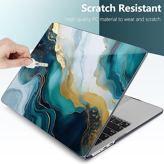 TWOLSKOO Compatible with M4 MacBook Air 15 inch Case 2025-2023 Released Model - Image 4