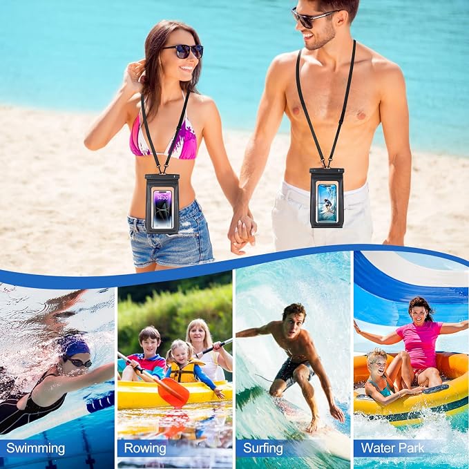 Waterproof Phone Pouch for Cruise Ship Essentials 2024 Woman, Large Waterproof - Image 9