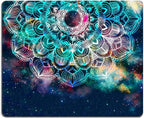 Redragon Galaxy Mandala Gaming Mouse Mat, Square Waterproof Rubber Base Mouse by EASTSMOOTH