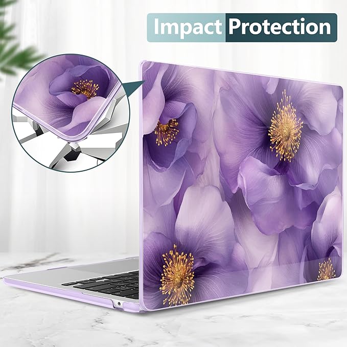 TWOLSKOO Compatible with M4 MacBook Air 13.6 inch Case 2025-2022 Release M4 - Image 7