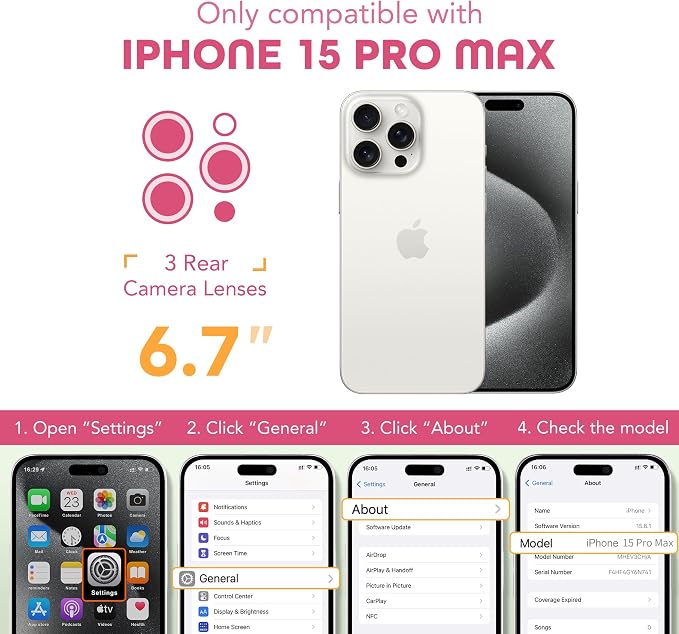 Magnetic for iPhone 15 Pro Max Case, Compatible - Image 8