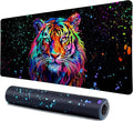 Lokigo Cool Tiger Desk Pad, Large Gaming Mouse Pad 31.5"x15.7", Waterproof Big by Lokigo