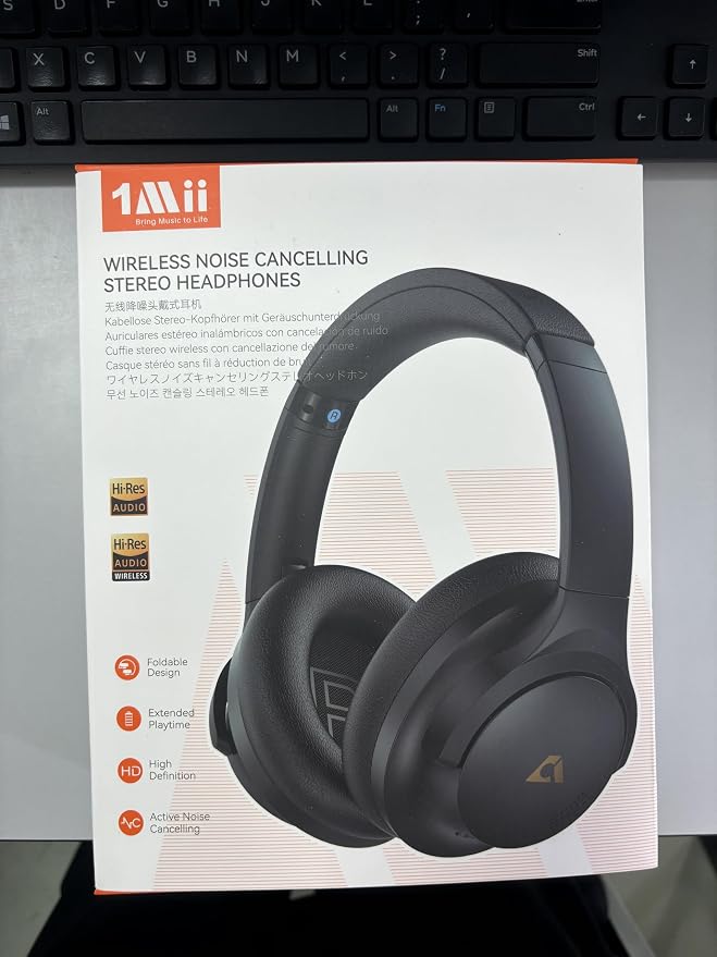 1Mii Y8+ Noise Cancelling Headphones Bluetooth, Wireless LDAC Hi-Res Audio - Image 10