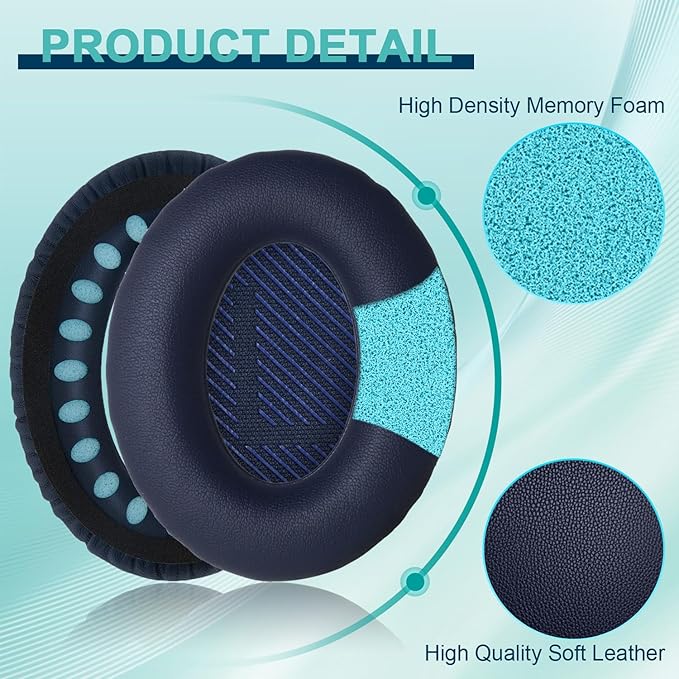 Replacement Earpads Cushions for Bose QuietComfort 35 & Quiet Comfort 35 II - Image 4