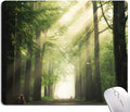 Hokafenle Mouse Pad, Natural Forest Mouse Pad, Rectangle Mouse Mat Square by Hokafenle