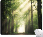 Hokafenle Mouse Pad, Natural Forest Mouse Pad, Rectangle Mouse Mat Square by Hokafenle
