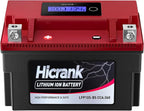 YTZ10S Lithium 12V 6Ah 360CCA LiFePO4 Motorcycle Battery, Powersports Battery by HighCrankingPower