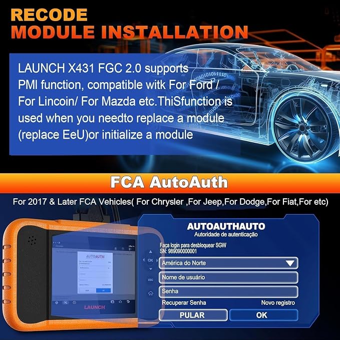 LAUNCH X431 Creader Elite 2.0 FGC OBD2 Scanner, ECU Coding, Bi-Directional Scan - Image 6