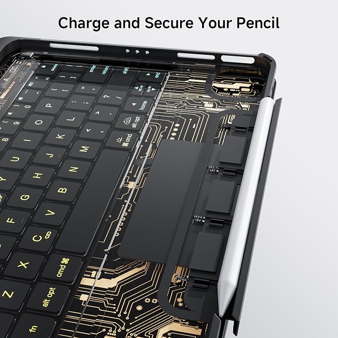 iPad Keyboard Case for 2024 M4 iPad Pro 13 inch, Magic Wireless Keyboard - Image 9