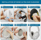 GEVO Earpads Replacement for Bose QuietComfort Ultra, Replacement Ear Pads - Image 6