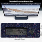 Space Galaxy Constellation Desk Mat, Large Milky Way Galaxy Space Gaming - Image 2