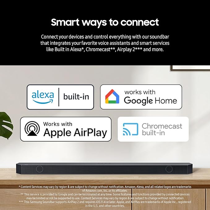 Samsung HW-Q910D 9.1.2 ch Soundbar w/Dolby Audio, Surround Sound Expansion - Image 7