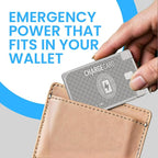 AquaVault ChargeCard – Ultra Slim Emergency Power Bank – Fits in Wallet – USB-C - Image 2