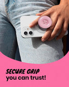 Solid Color Button Phone Grip – Minimalist Design, Durable and Lightweight - Image 4
