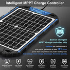 SUNER POWER Waterproof 12W 12V Solar Battery Charger & Maintainer Pro, Built-in - Image 2