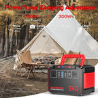 MARBERO Solar Generator 240Wh 300W Portable Power Station - Image 3
