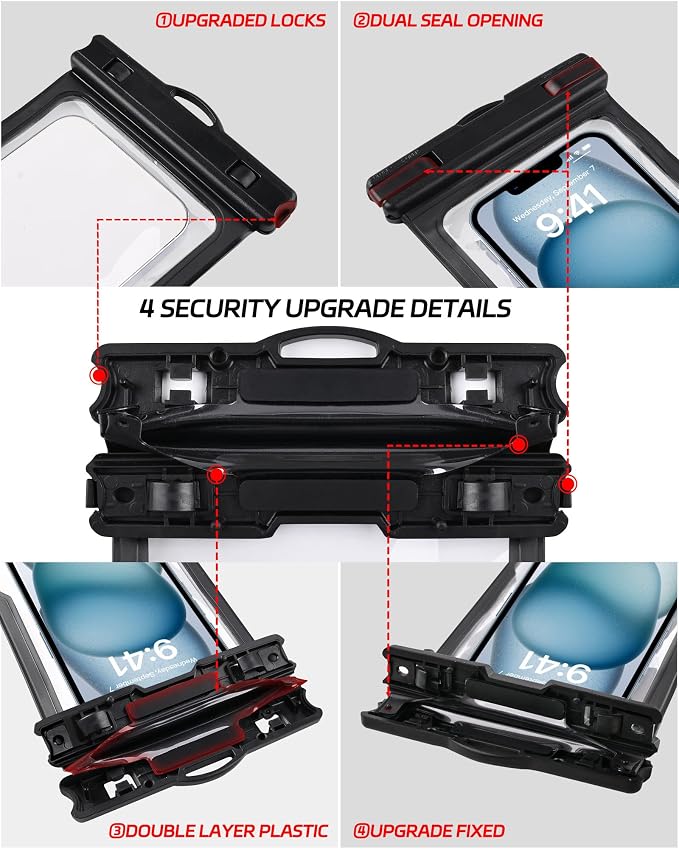 Waterproof Phone Pouch for Cruise Essentials 2025, Beach Vacation Essentials - Image 3
