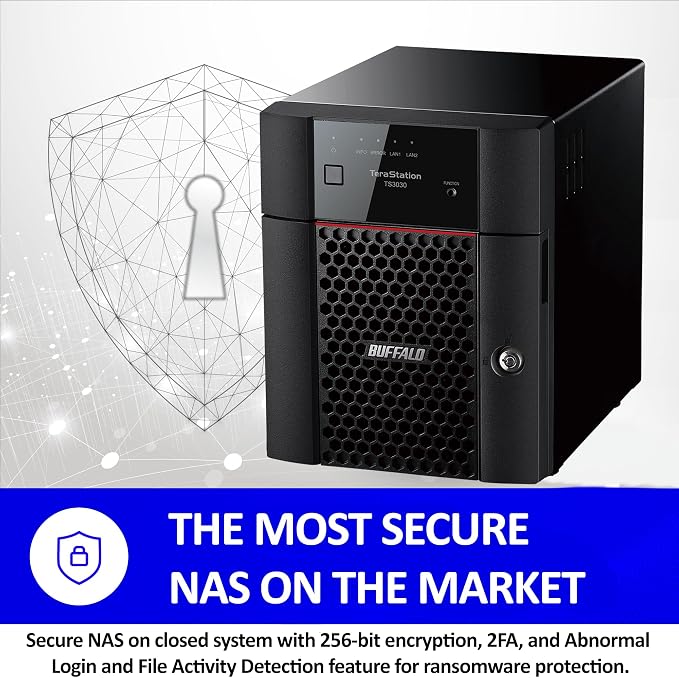 BUFFALO TeraStation 3430DN 4-Bay 16TB Desktop Small-Med Business NAS w/Hard - Image 5