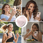 Magnetic Phone Ring Grip Holder, Silicone Finger Loop Grip, Compatible - Image 2