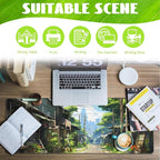 Anime Abandoned Town Desk Mat, Large Gaming Mouse Pad - Image 3