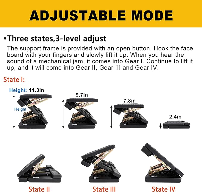 Adjustable Foot Rest Under Desk, Ergonomic Foot Stool - Image 5