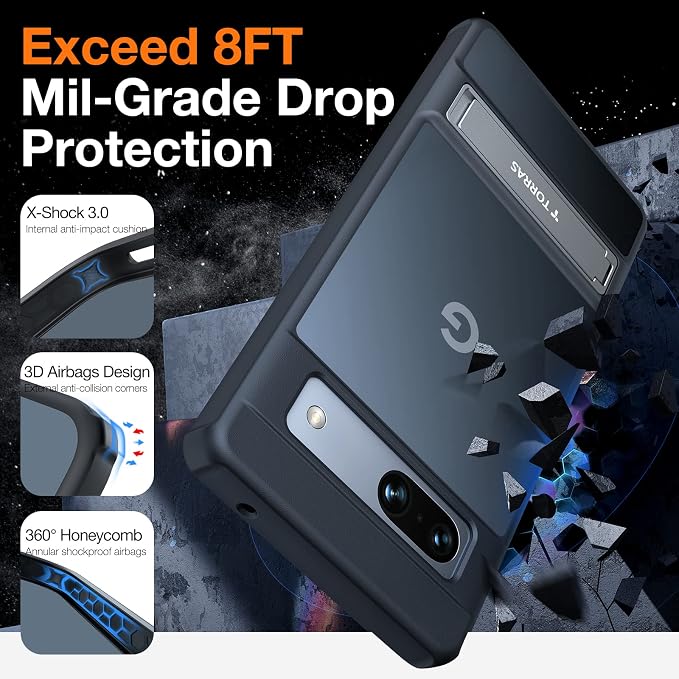 TORRAS Marsclimber for Google Pixel 7a Case - Image 3