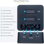 StarTech.com 1:1 M.2 NVMe Drive Duplicator, 90GBpm Standalone M.2 SSD - Image 6