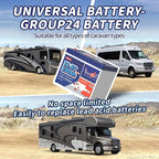 12V 100Ah Group24 Mini LiFePO4 Battery, Grade A Battery Cells, Drop-in - Image 6
