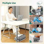 Snailax Heated Foot Rest Under Desk at Work, Ergonomic Footrest - Image 5